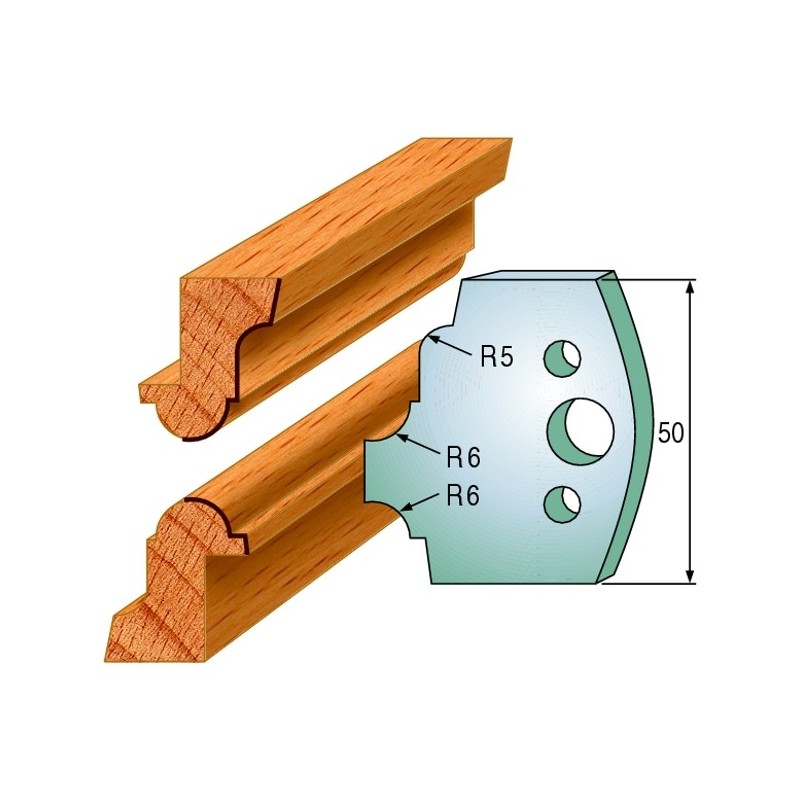 Profiilterad, paar HL 50x4 mm