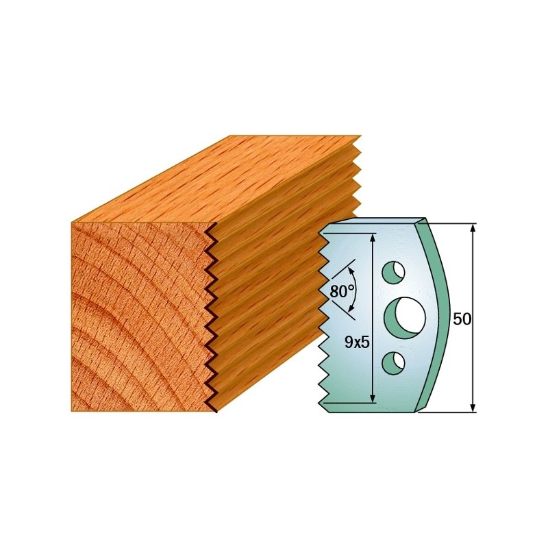 Profiilterad, paar HL 50x4 mm
