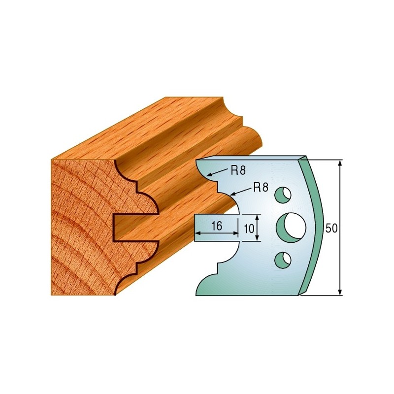 Piirajad, paar 50x4 mm