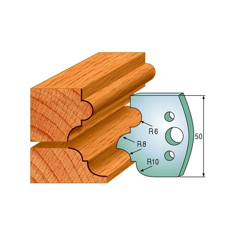 Piirajad, paar 50x4 mm