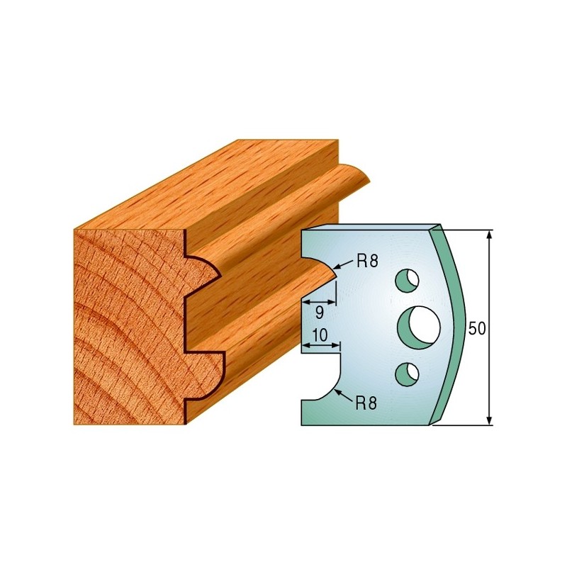 Profiilterad, paar HL 50x4 mm