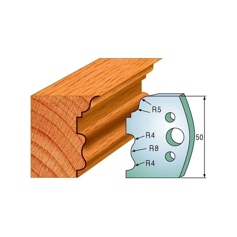 Profiilterad, paar HL 50x4 mm