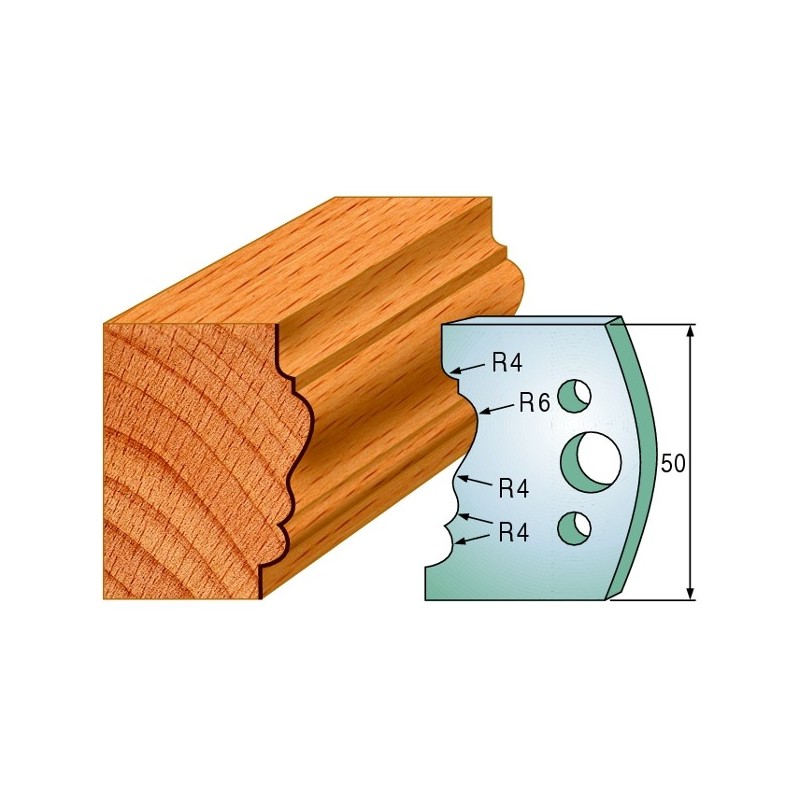 Piirajad, paar 50x4 mm