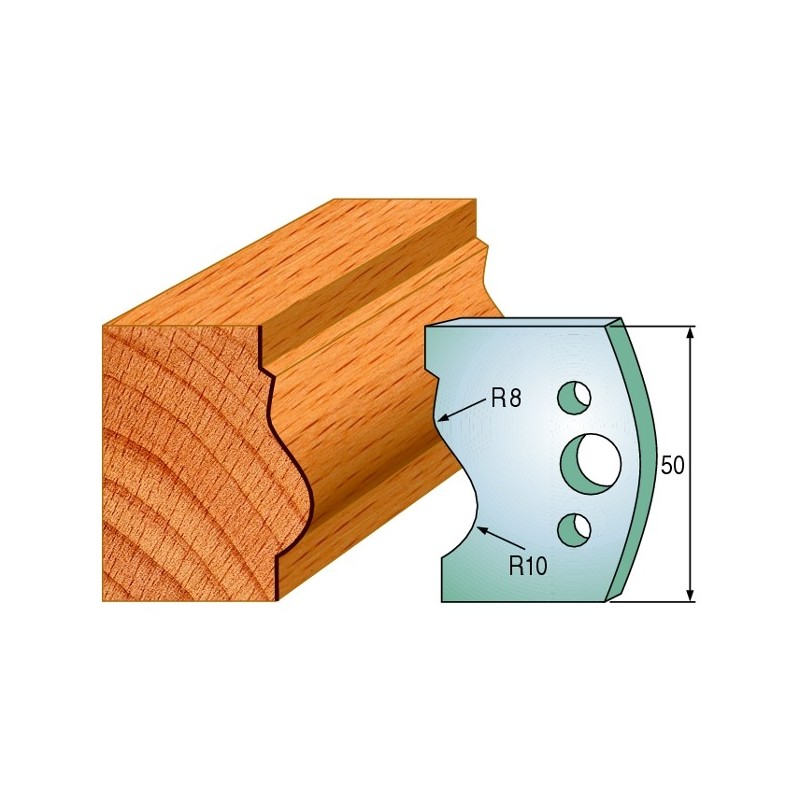 Profiilterad, paar HL 50x4 mm