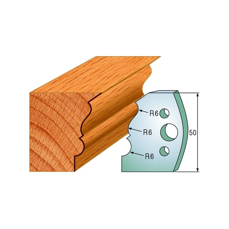 Piirajad, paar 50x4 mm