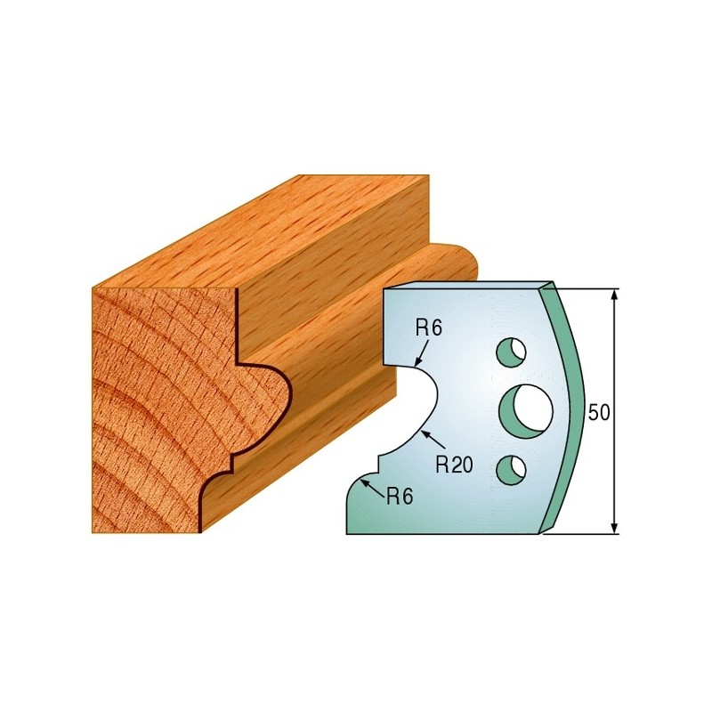 Piirajad, paar 50x4 mm
