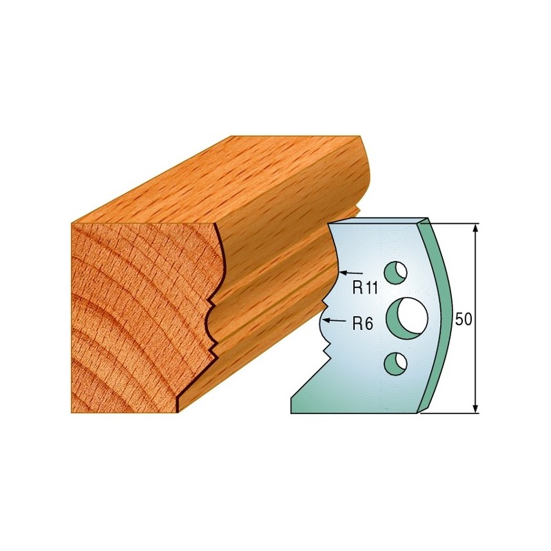 Profiilterad, paar HL 50x4 mm