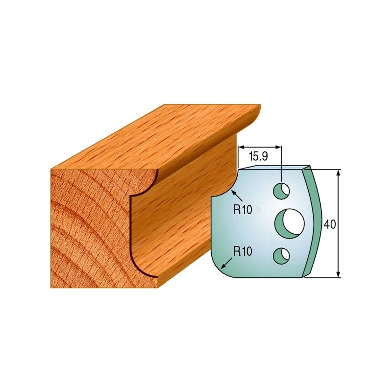 Profiilterad, paar HL 40x4 mm