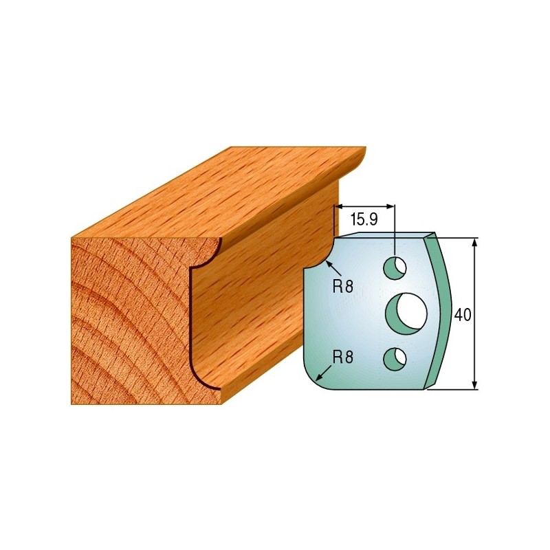 Profiilterad, paar HL 40x4 mm