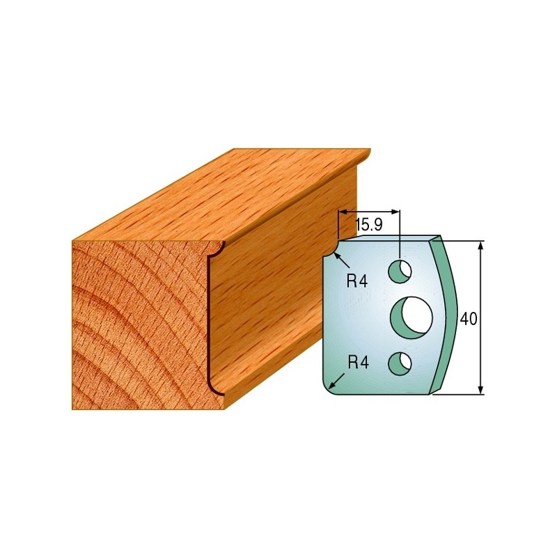 Profiilterad, paar HL 40x4 mm