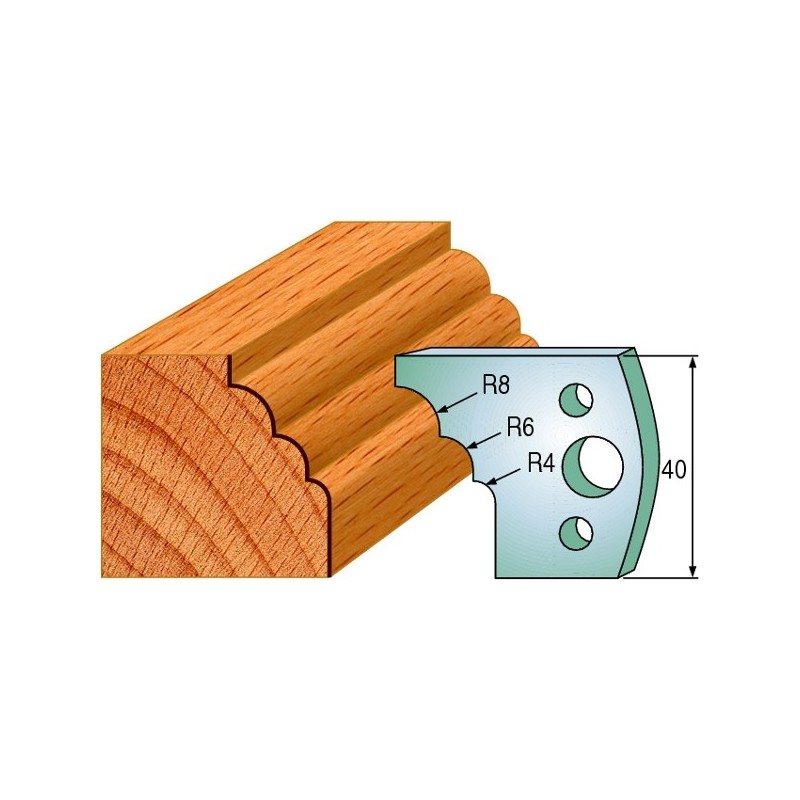 Piirajad, paar 40x4 mm