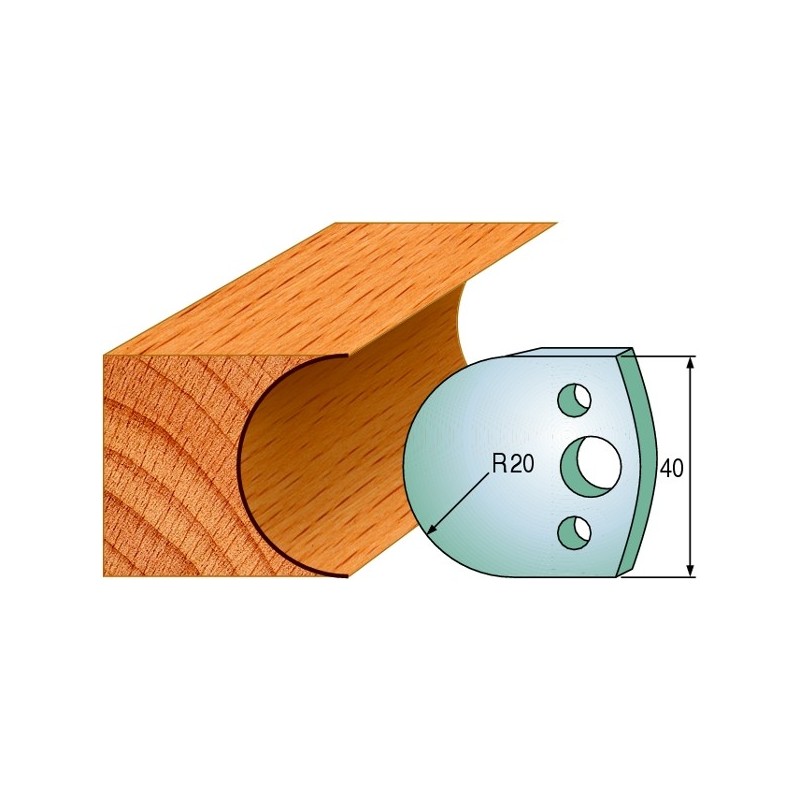 Profiilterad, paar HL 40x4 mm