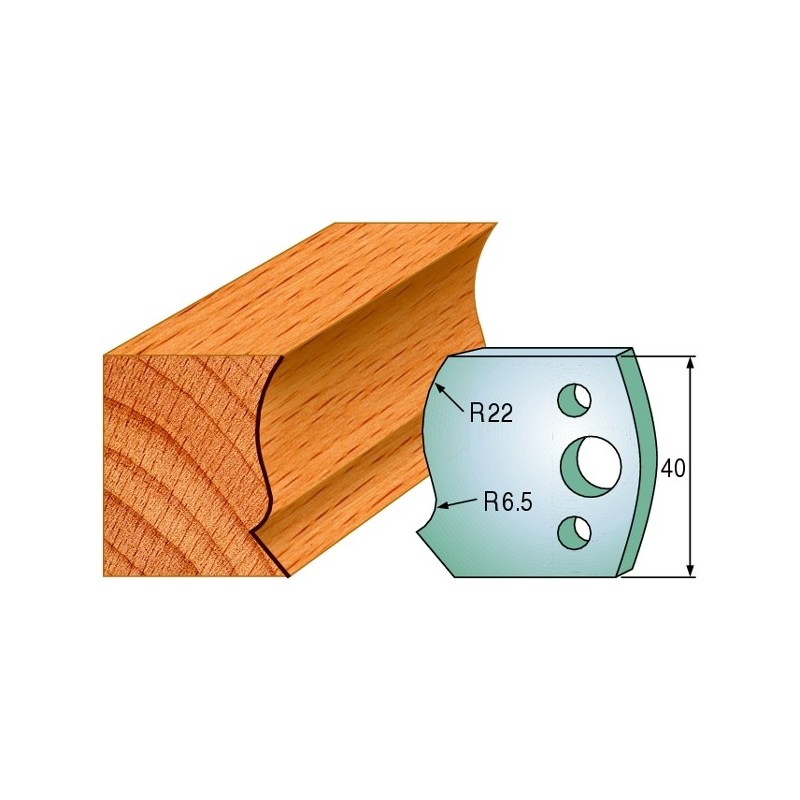 Profiilterad, paar HL 40x4 mm