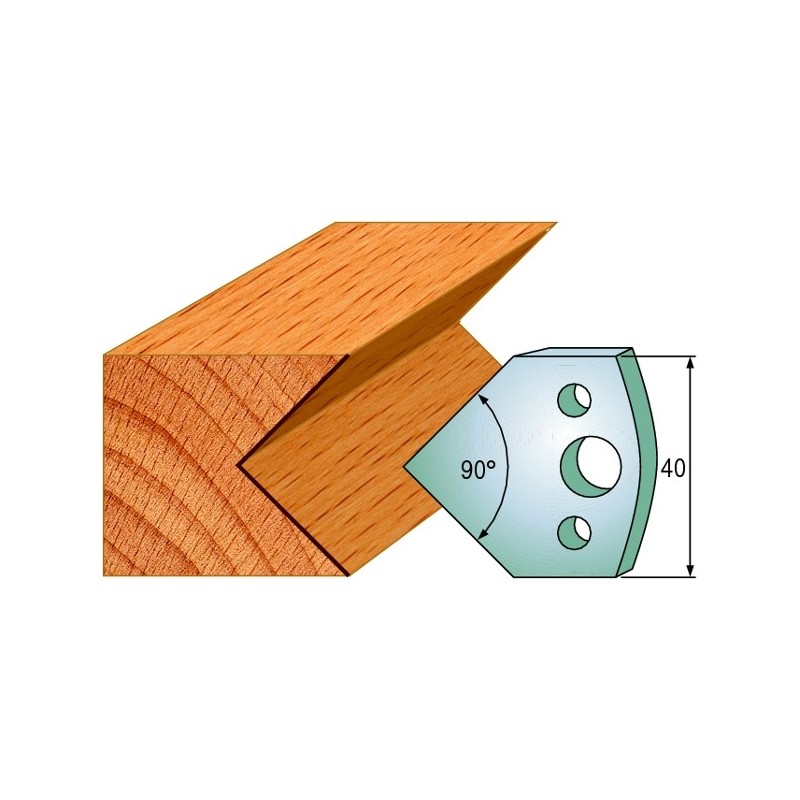 Profiilterad, paar HL 40x4 mm