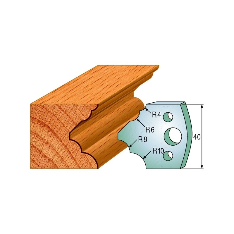 Profiilterad, paar HL 40x4 mm