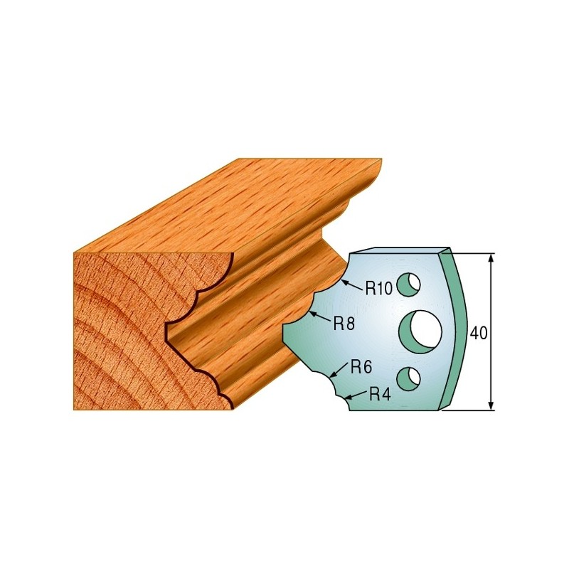 Profiilterad, paar HL 40x4 mm