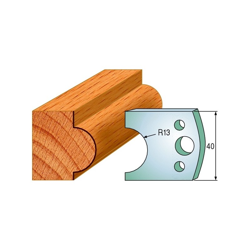 Profiilterad, paar HL 40x4 mm