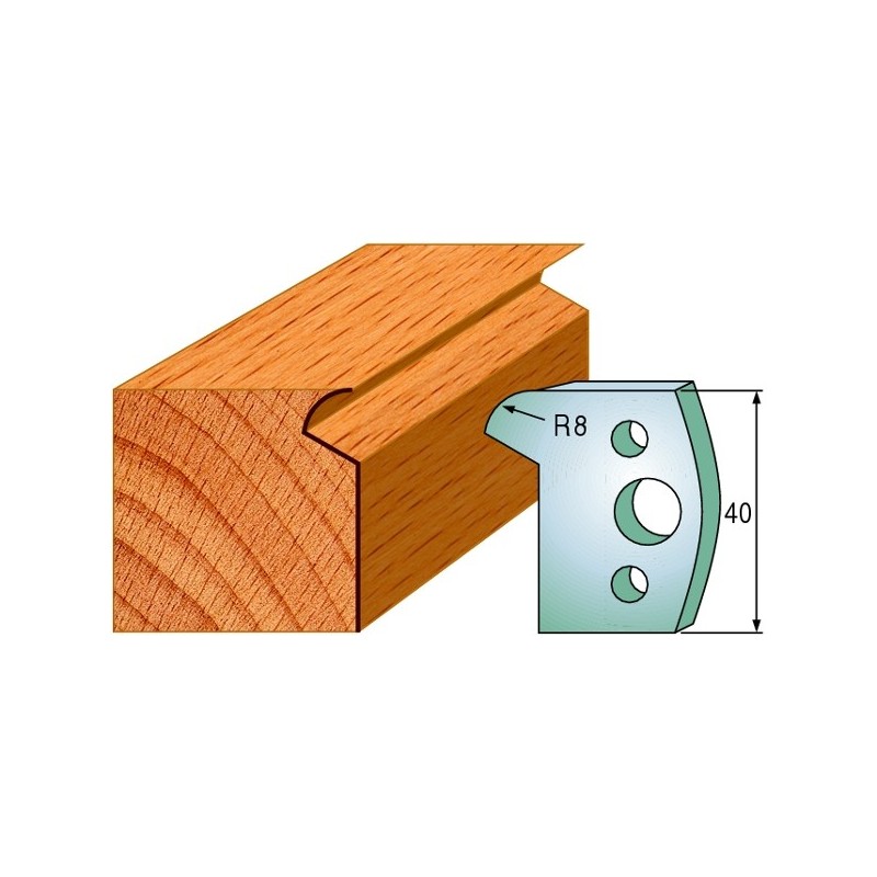 Profiilterad, paar HL 40x4 mm
