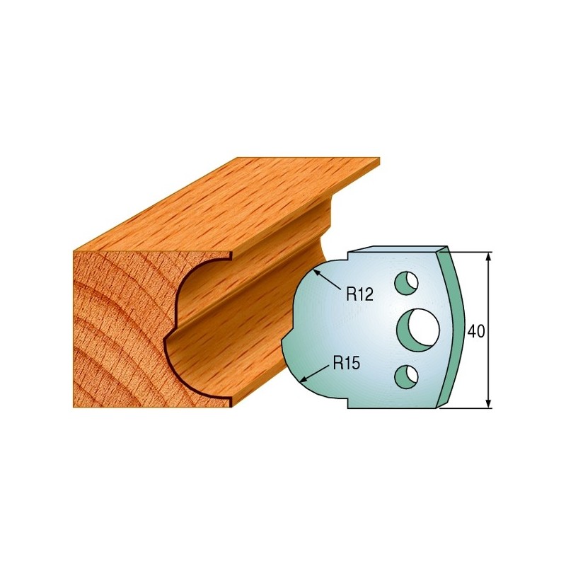 Profiilterad, paar HL 40x4 mm
