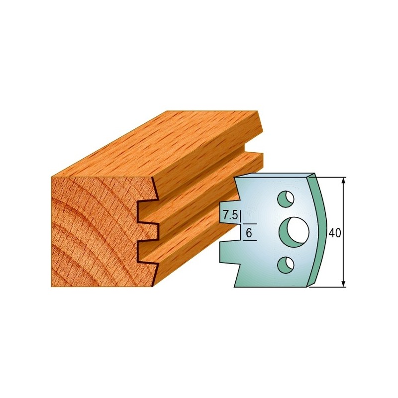 Profiilterad, paar HL 40x4 mm