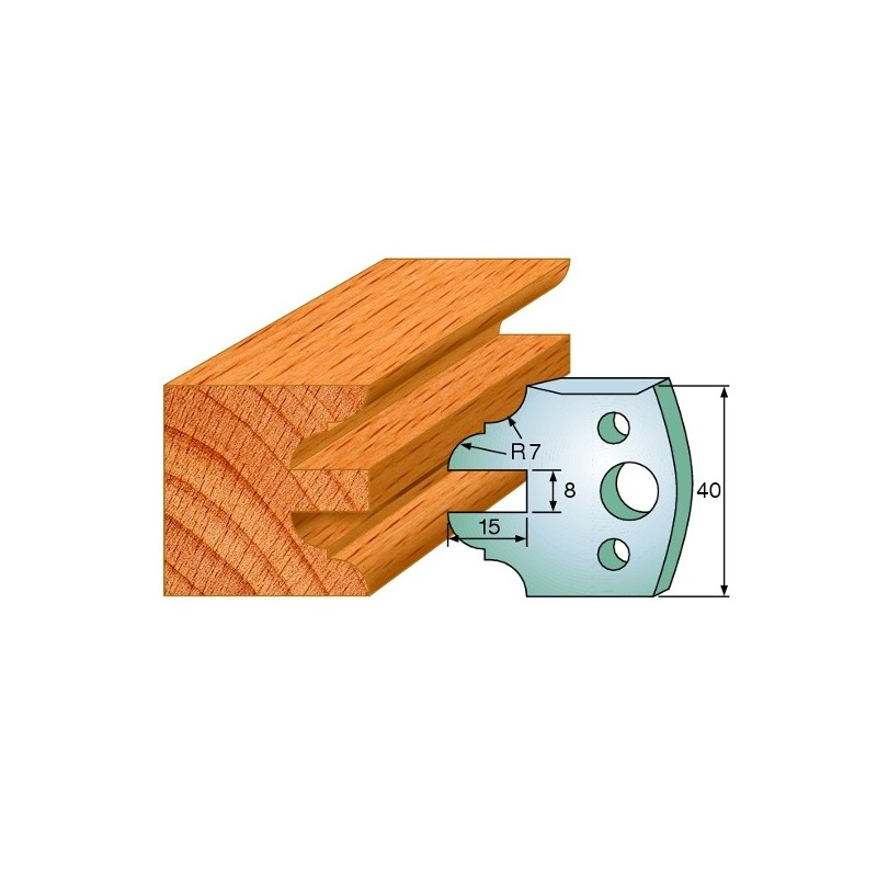 Profiilterad, paar HL 40x4 mm