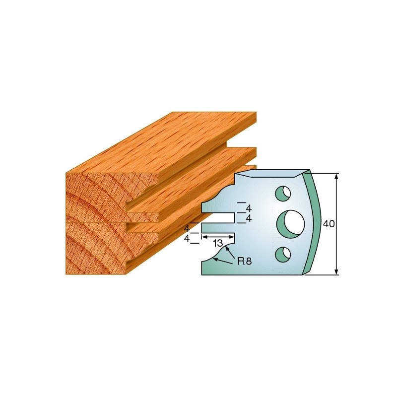 Profiilterad, paar HL 40x4 mm