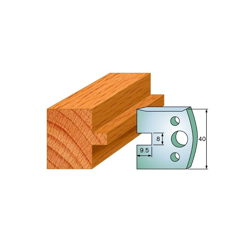 Profiilterad, paar HL 40x4 mm