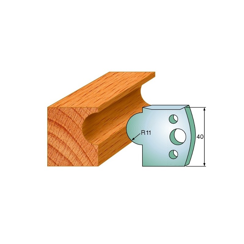 Profiilterad, paar HL 40x4 mm
