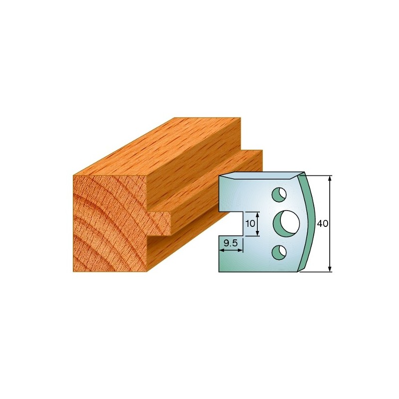 Profiilterad, paar HL 40x4 mm