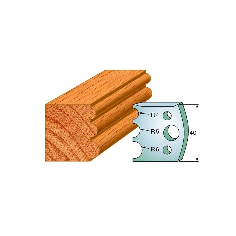 Piirajad, paar 40x4 mm