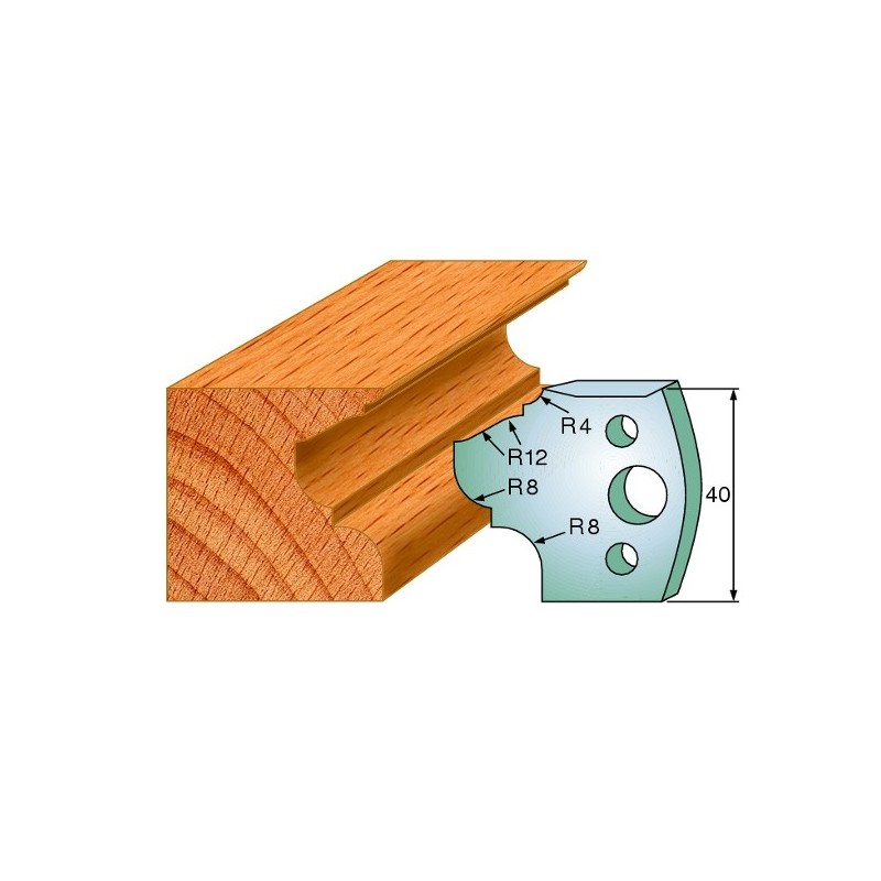Profiilterad, paar HL 40x4 mm