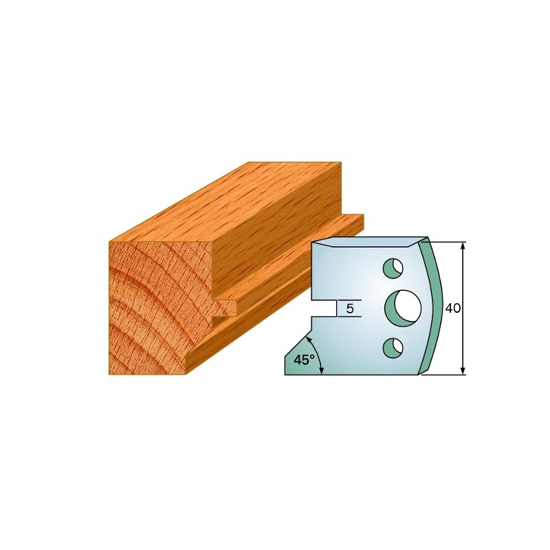 Profiilterad, paar HL 40x4 mm