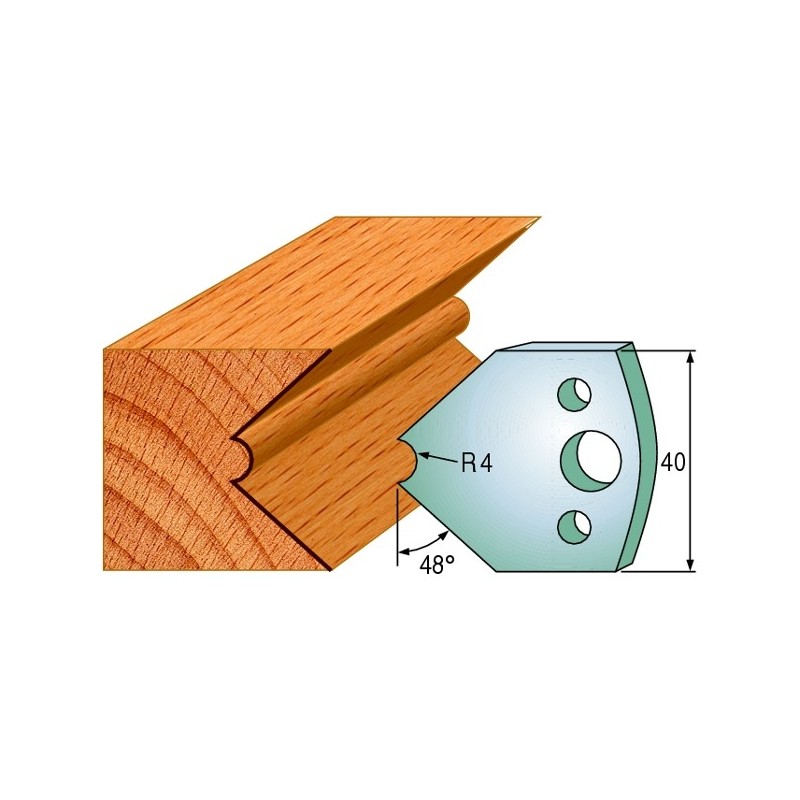 Piirajad, paar 40x4 mm