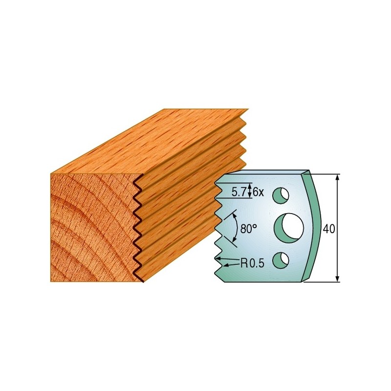 Profiilterad, paar HL 40x4 mm