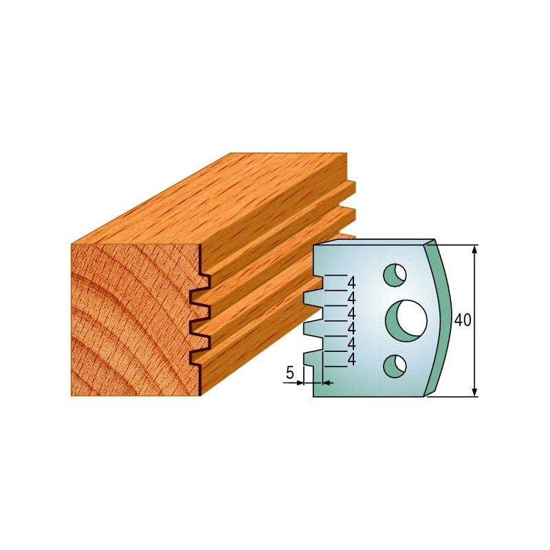 Profiilterad, paar HL 40x4 mm