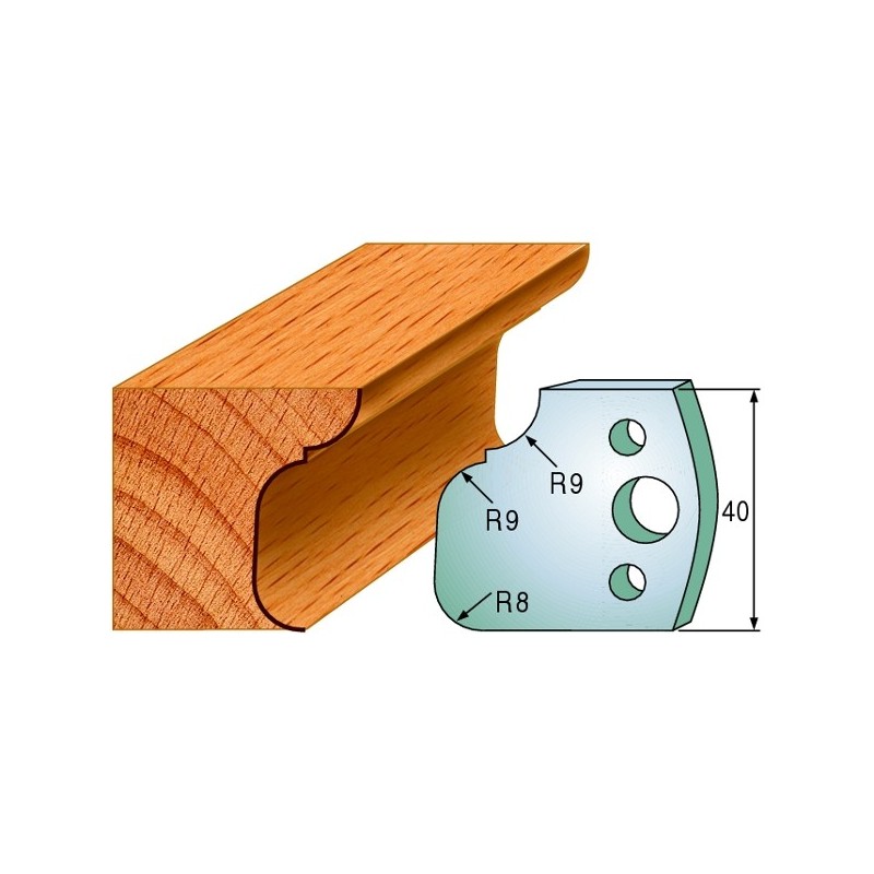 Profiilterad, paar HL 40x4 mm