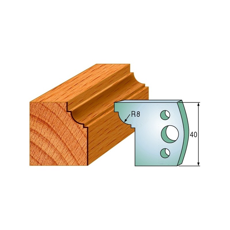 Profiilterad, paar HL 40x4 mm