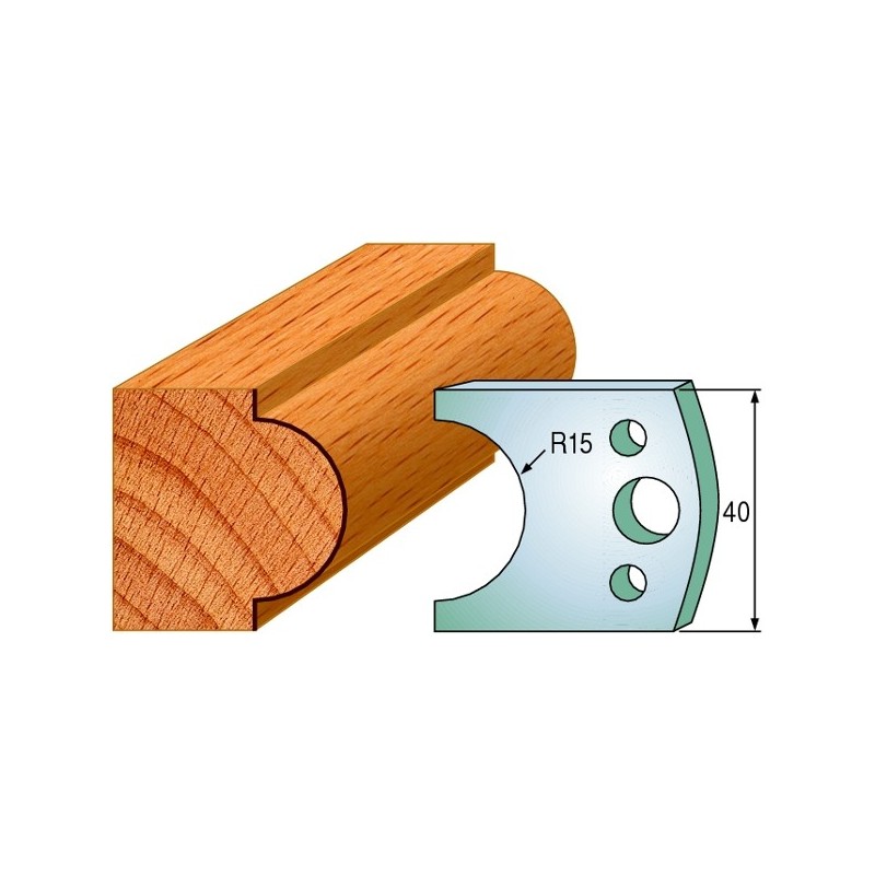 Profiilterad, paar HL 40x4 mm