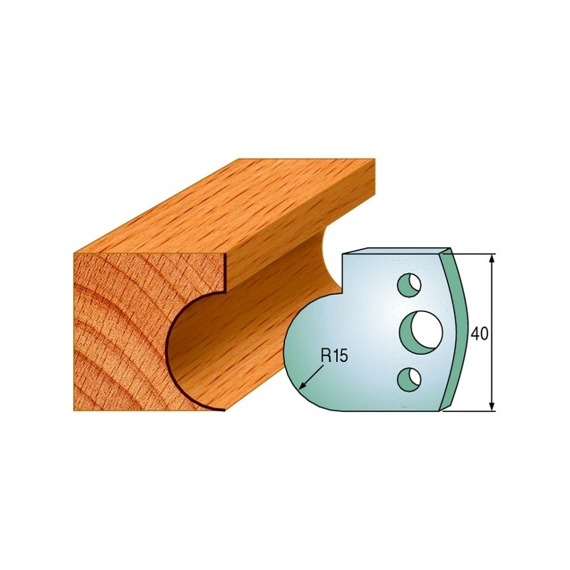 Profiilterad, paar HL 40x4 mm