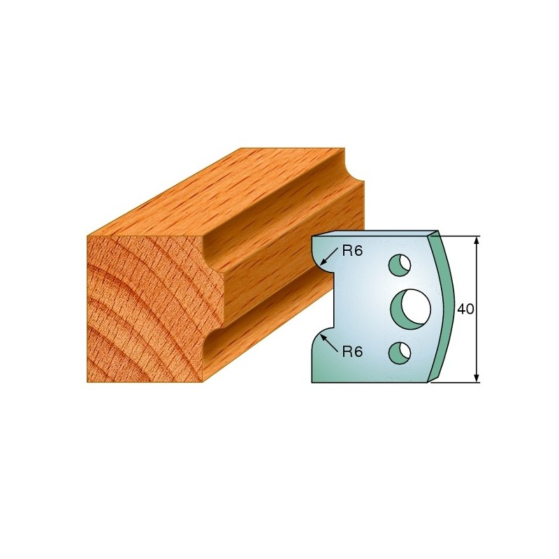 Profiilterad, paar HL 40x4 mm