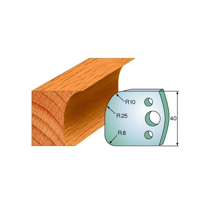 Profiilterad, paar HL 40x4 mm
