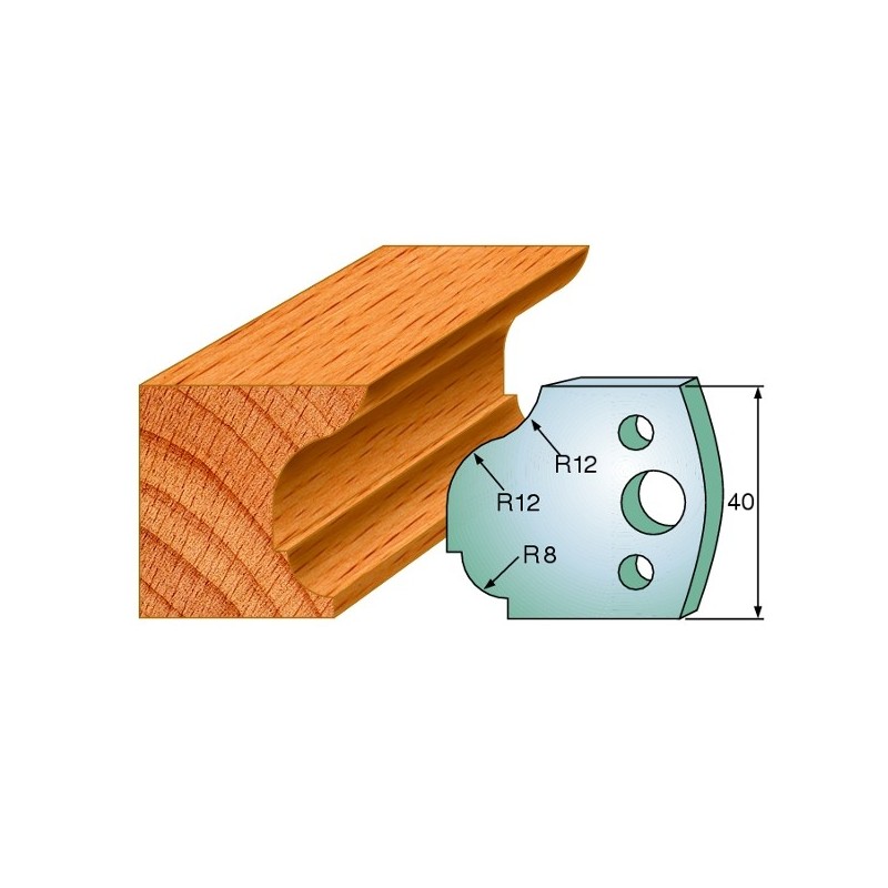 Profiilterad, paar HL 40x4 mm