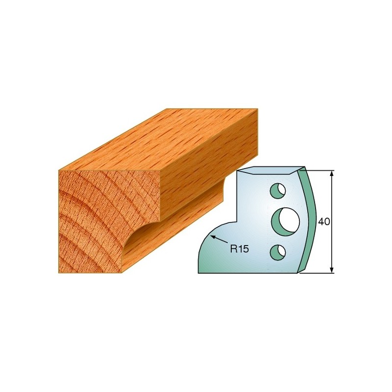 Profiilterad, paar HL 40x4 mm