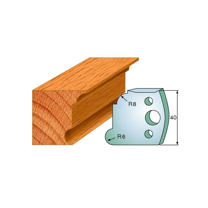 Piirajad, paar 40x4 mm