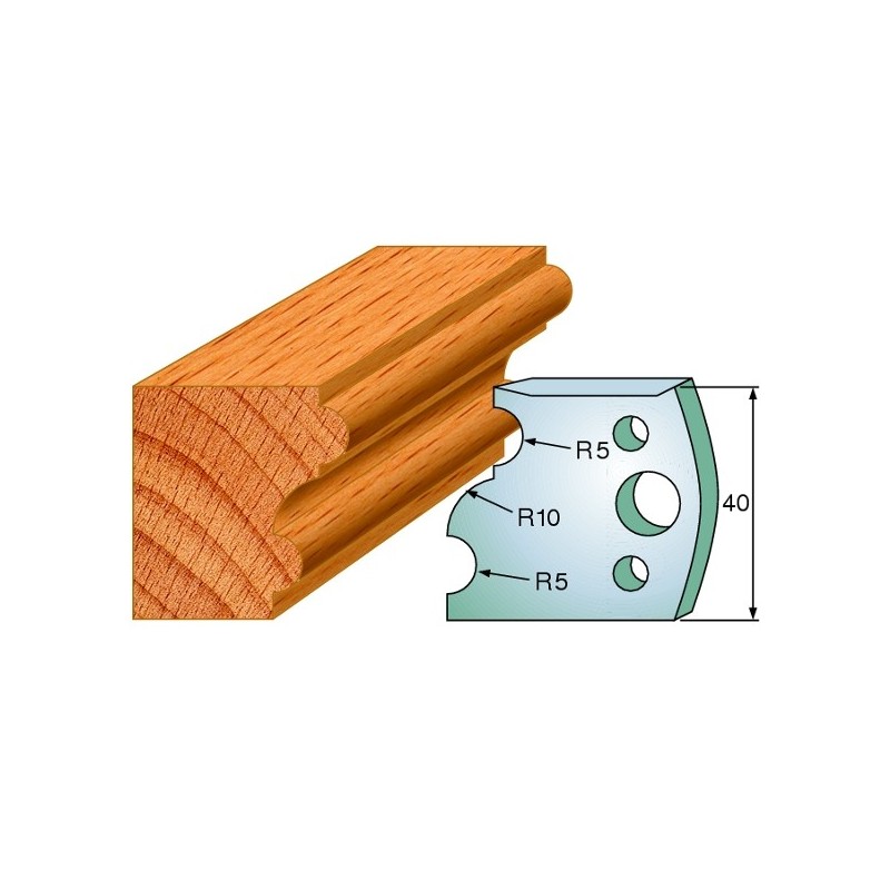 Profiilterad, paar HL 40x4 mm