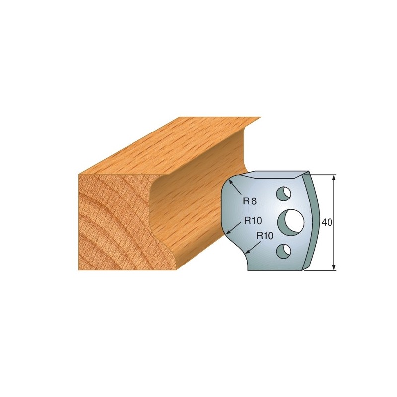 Profiilterad, paar HL 40x4 mm