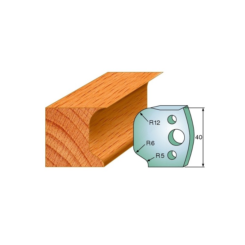 Profiilterad, paar HL 40x4 mm