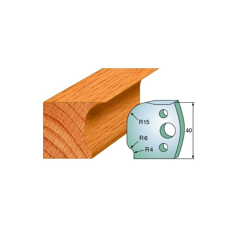 Profiilterad, paar HL 40x4 mm