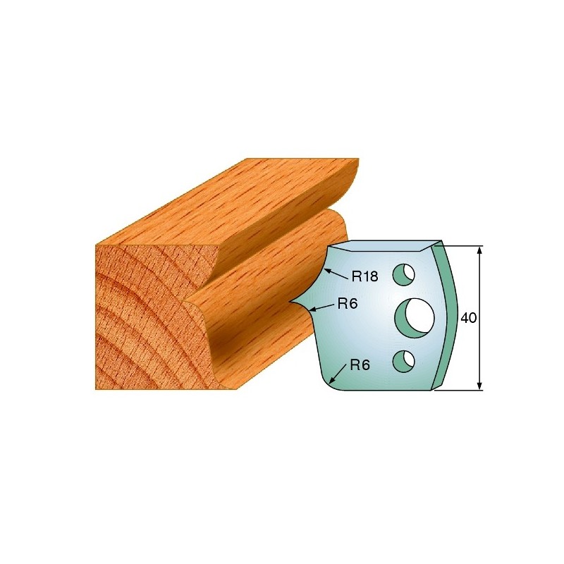 Profiilterad, paar HL 40x4 mm