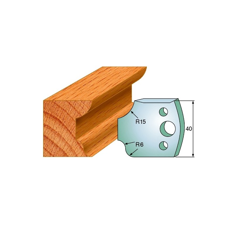 Profiilterad, paar HL 40x4 mm